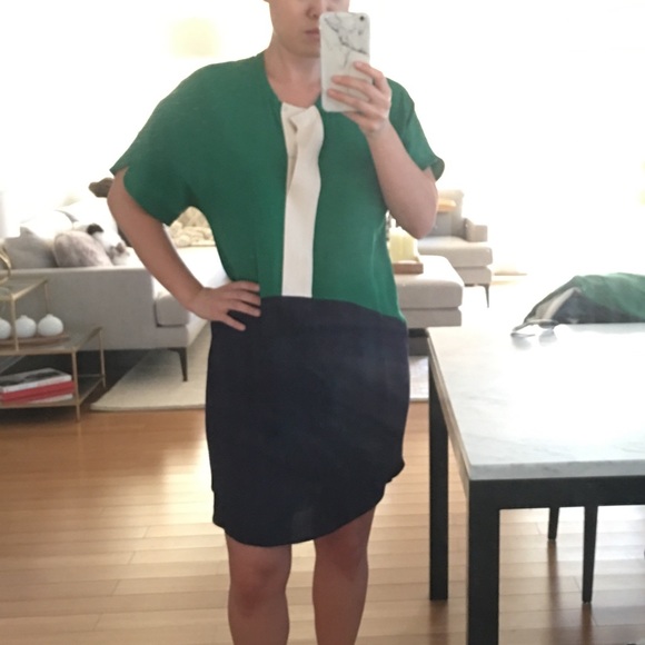 Zara color block dress M - Picture 2 of 4